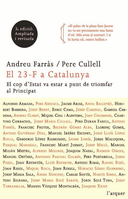 El 23-F a Catalunya | 9788466411271 | Andreu Farràs / Pere Cullell