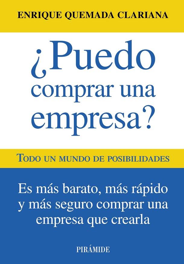 ¿Puedo comprar una empresa? | 9788436825619 | Enrique Quemada Clariana