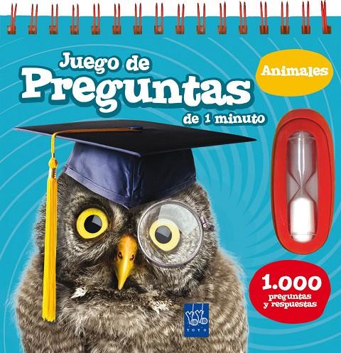 Juego de preguntas de 1 minuto Animales | 9788408143260 | YOYO