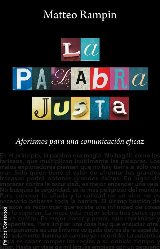 La palabra justa | 9788449323065 | Matteo Rampin