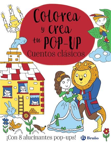 Colorea y crea tu pop-up. Cuentos clásicos | 9788469665671 | Varios Autores