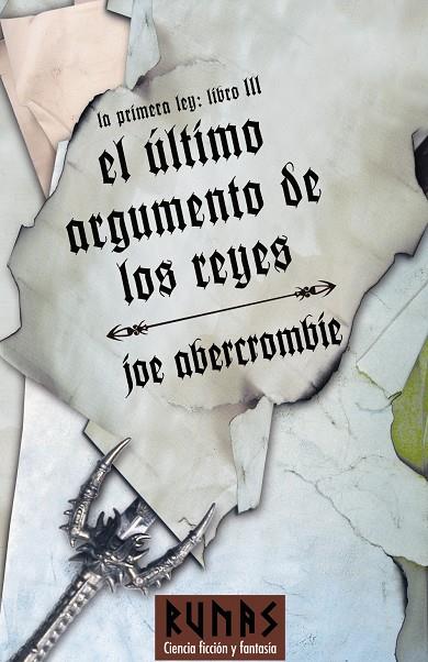 El último argumento de los reyes | 9788420688930 | Joe Abercrombie