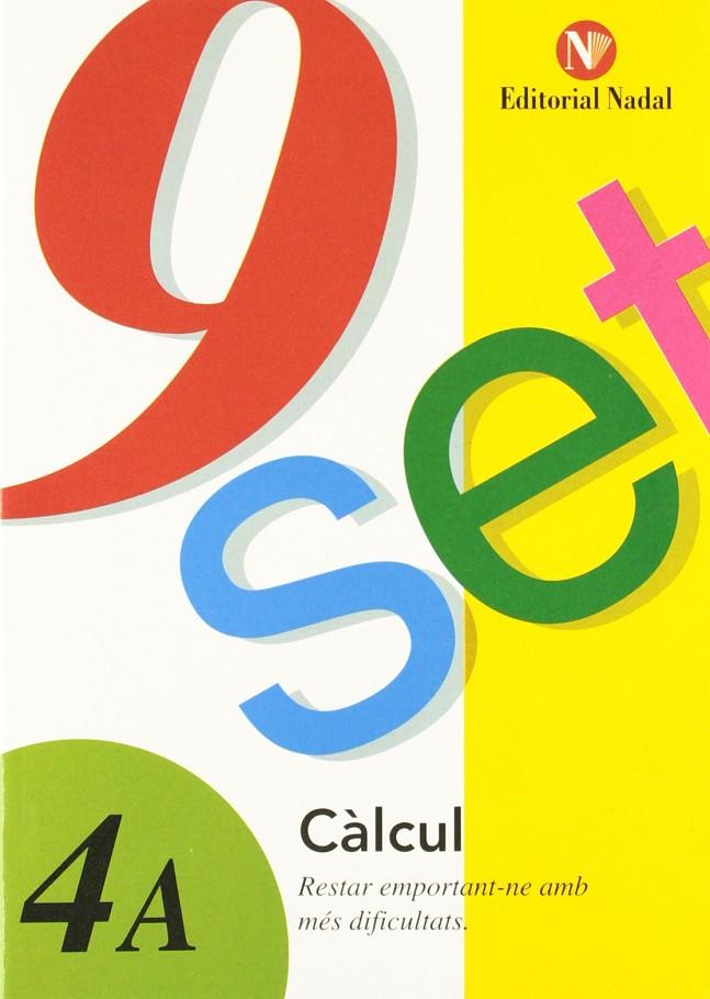 9 set - càlcul  4A | 9788478872664 | VV.AA.