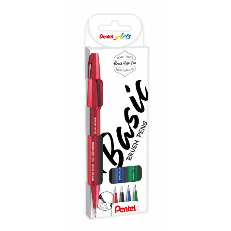 Retoladors 4 Brush Pens Basic | 4016284339459