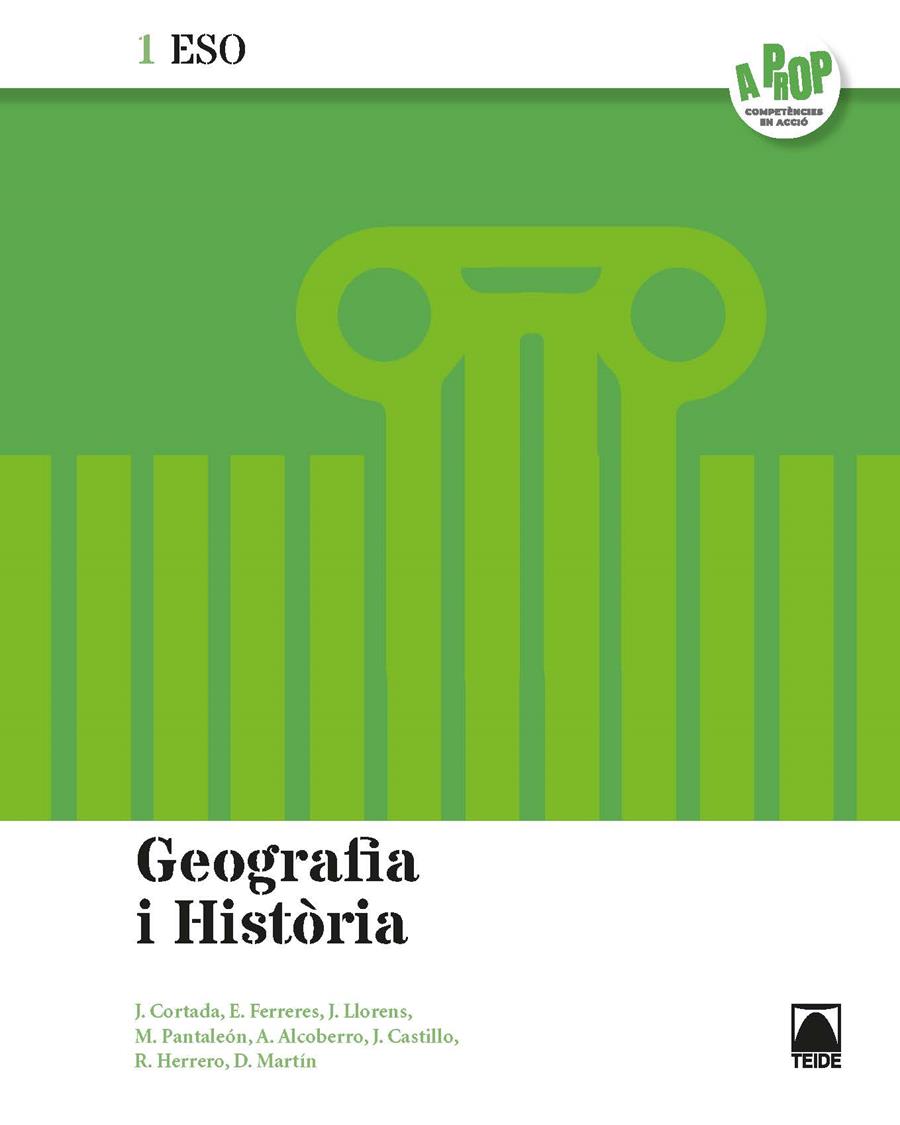 Geografia i Història 1 ESO. A prop (Ed. 2019) | 9788430783205 | Cortada Cortada, Jaume/Ferreres Calvo, Ernest/Llorens Vila, Jordi/Pantaleón Gamisans, Montserrat/Alc