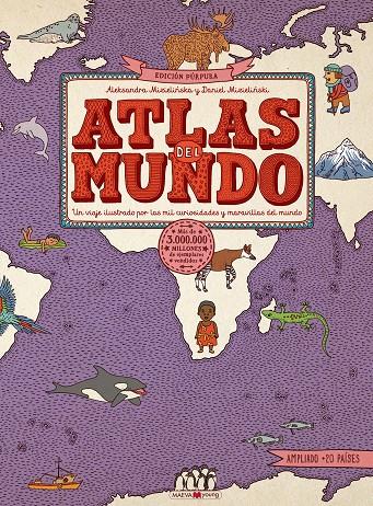 Atlas del mundo (Púrpura) | 9788417708832 | Mizielinska, Aleksandra ; Mizielinski, Daniel