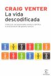 La vida descodificada | 9788467029253 | Craig Venter