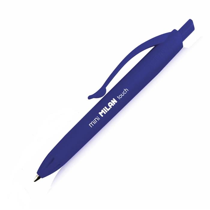 Boligraf retràctil mini P1 touch blau | 8411574046844