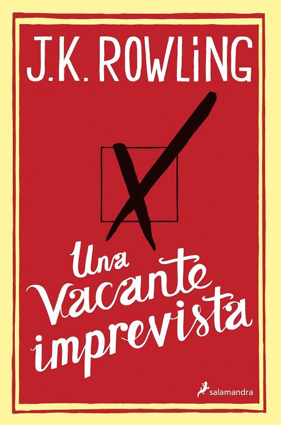 Una vacante imprevista | 9788498384925 | J.K. Rowling