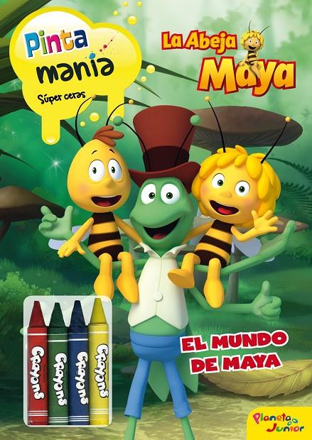 mundo de Maya, El - Pintamanía súper ceras | 9788408037002 | La Abeja Maya