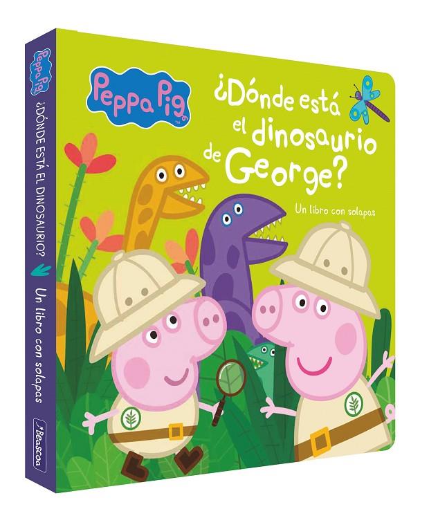 ¿Dónde está el dinosaurio de George? (Peppa Pig. Pequeñas manitas) | 9788448859060 | Hasbro,/Eone,