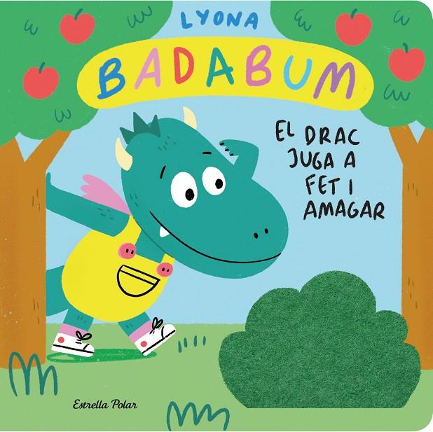 BADABUM. El drac juga a fet i amagar. Llibre amb solapes de roba | 9788413896489 | Lyona