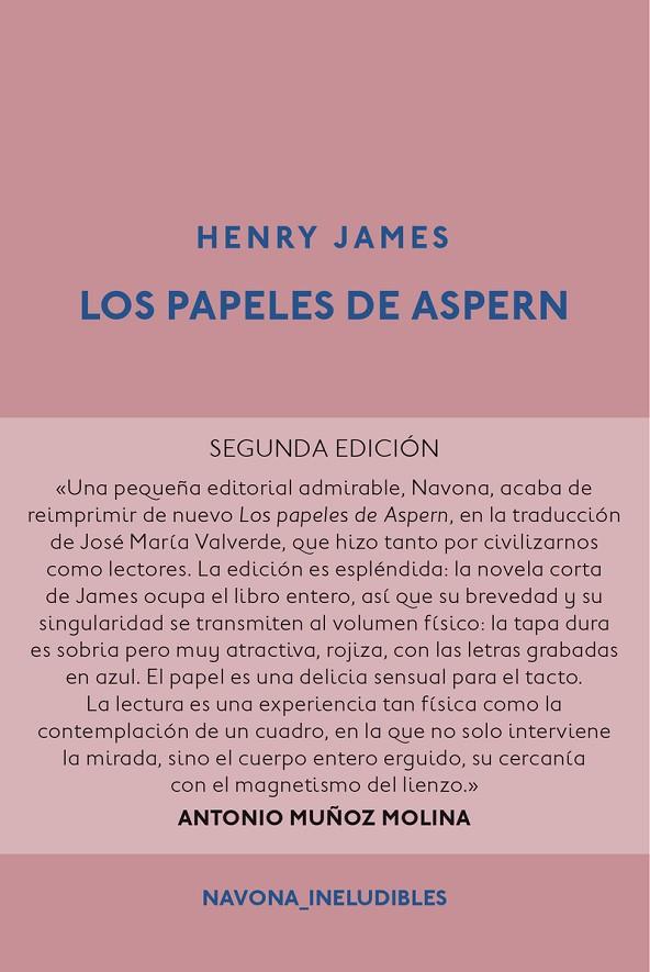 Los papeles de Aspern | 9788416259229 | Henry James