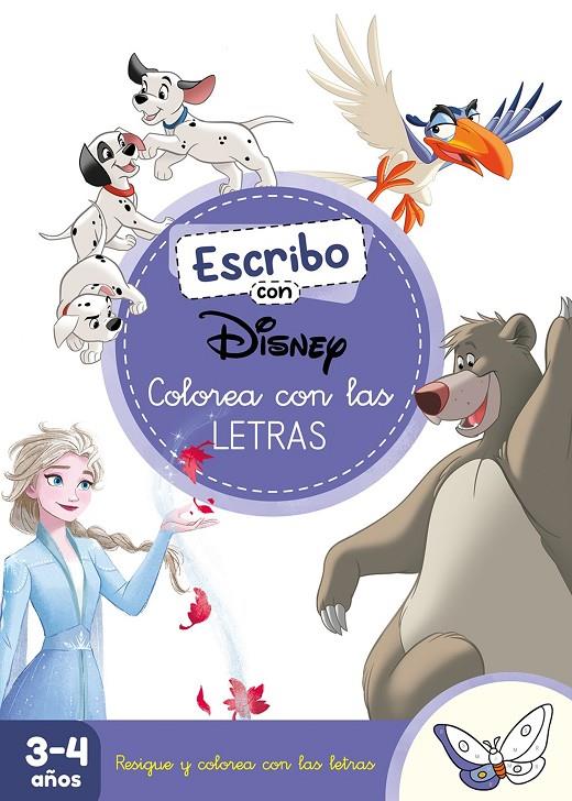 Escribo con Disney. Colorea con las letras (Disney. Primeros aprendizajes) | 9788419487223 | Disney