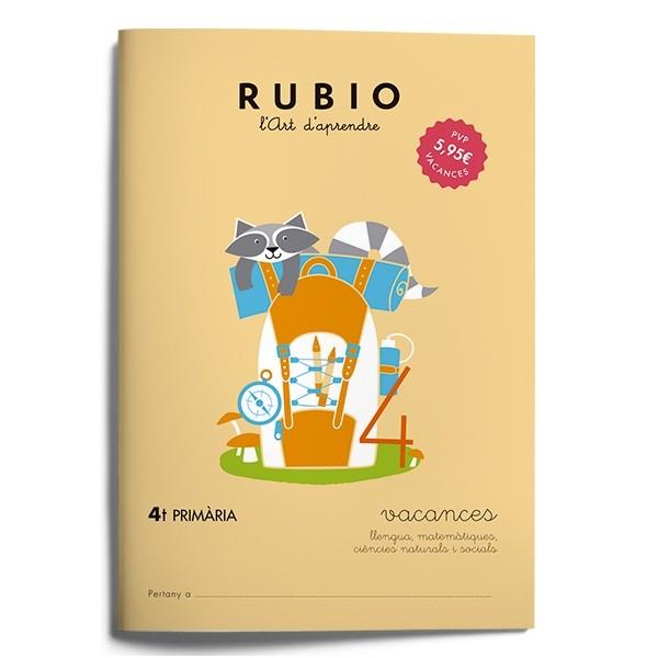 Rubio vacances 4t primària | 9788415971955 | Varios autores