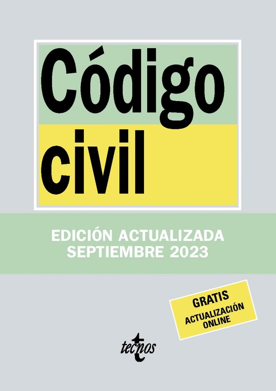 Código Civil | 9788430988303 | Editorial Tecnos