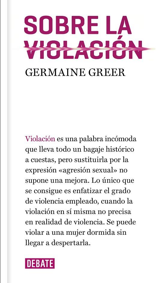 Sobre la violación | 9788417636036 | Greer, Germaine