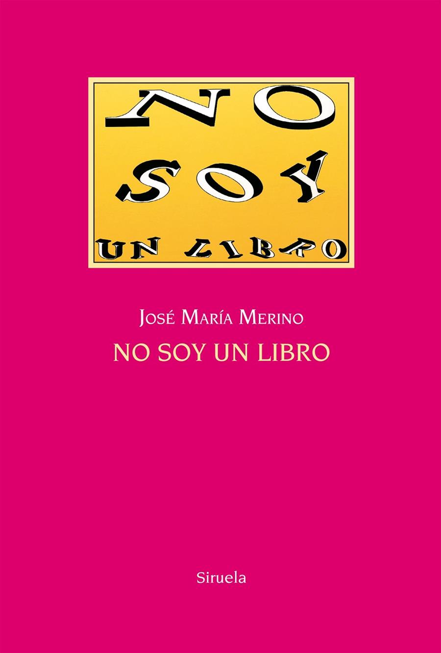 No soy un libro | 9788416396863 | José María Merino