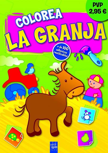 Colorea la granja. Burrito | 9788408036623 | Yoyo