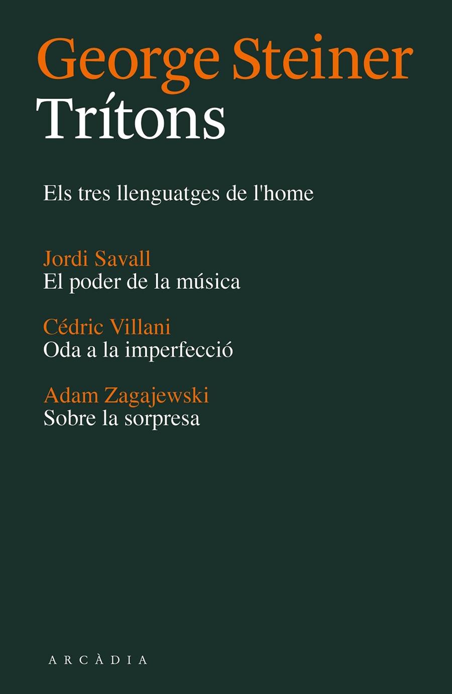 Trítons | 9788494232787 | George Steiner