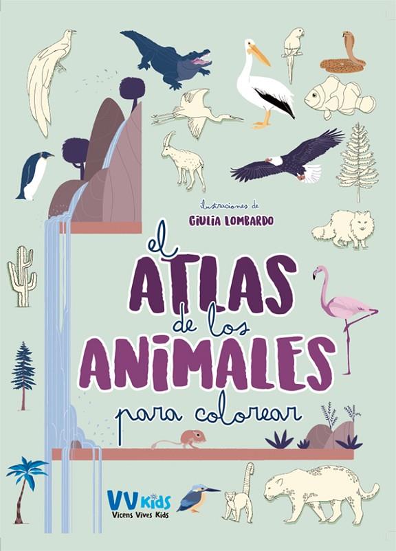 El atlas de los animales para colorear | 9788468243733 | Giulia Lombardo