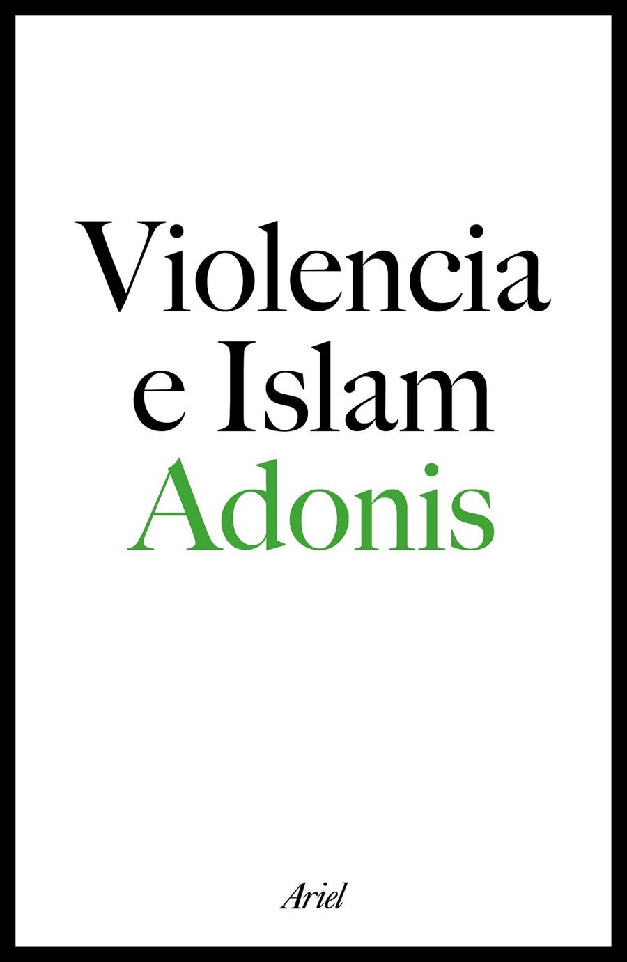 Violencia e islam | 9788434423329 | Adonis