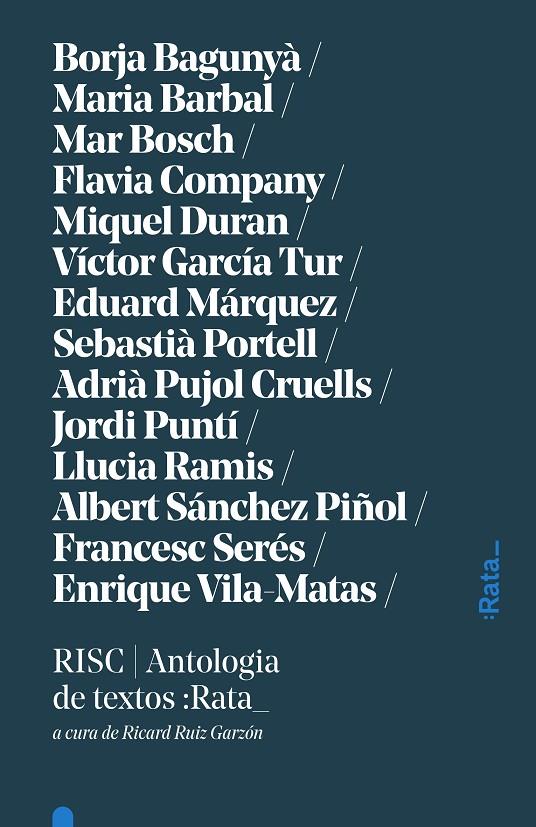 Risc: Antologia de textos | 9788494489129 | VV.AA.