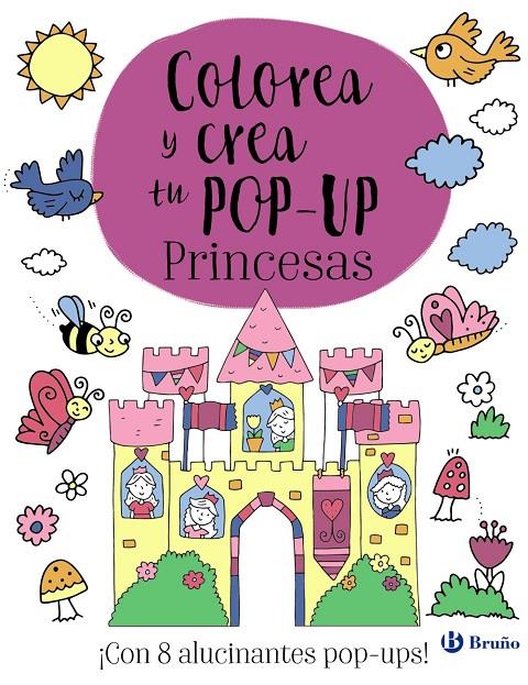 Colorea y crea tu pop-up. Princesas | 9788469665664 | Varios Autores