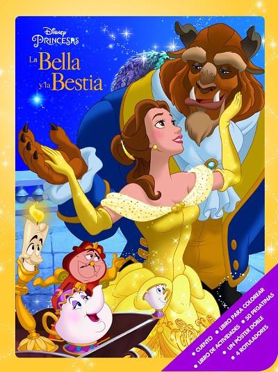 La Bella y la bestia. Caja metálica | 9788499518763 | Disney