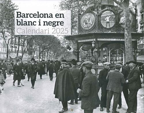 Calendari 2025 Barcelona blanc i negre local | 8415001049231