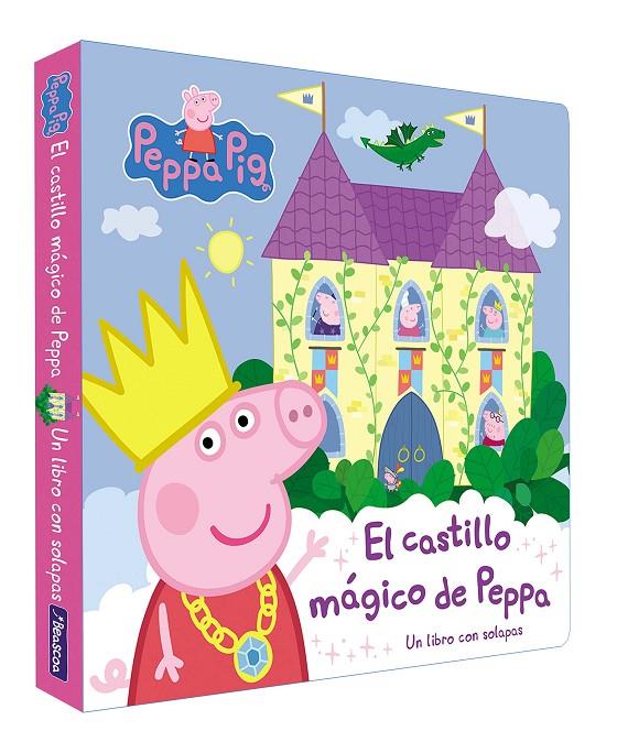 Peppa Pig. Libro de cartón con solapas - El castillo mágico de Peppa | 9788448863128 | Hasbro/eOne