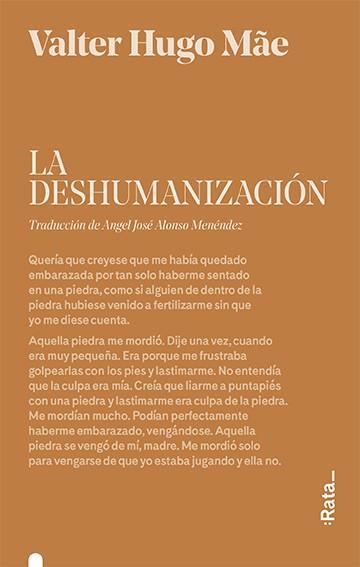 La deshumanización | 9788416738489 | Hugo Mãe, Valter