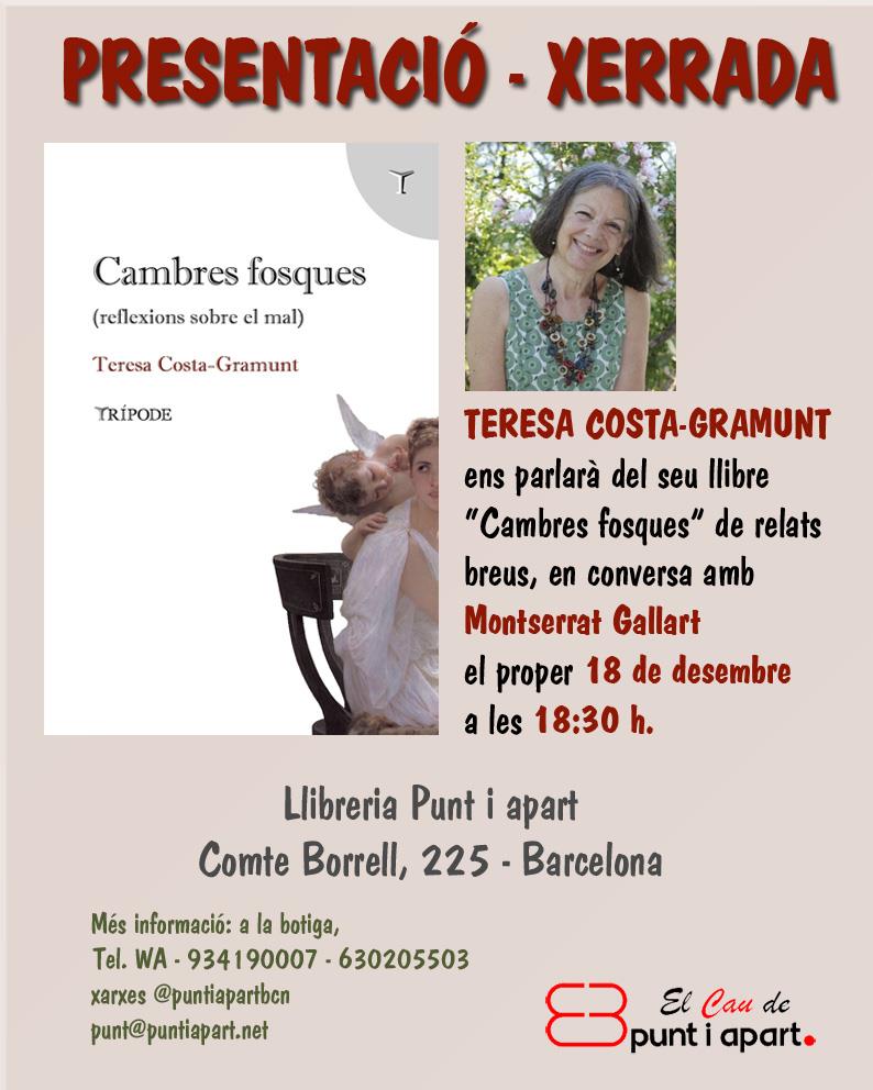 Presentació - Xerrada del llibre "Cambres fosques" - 