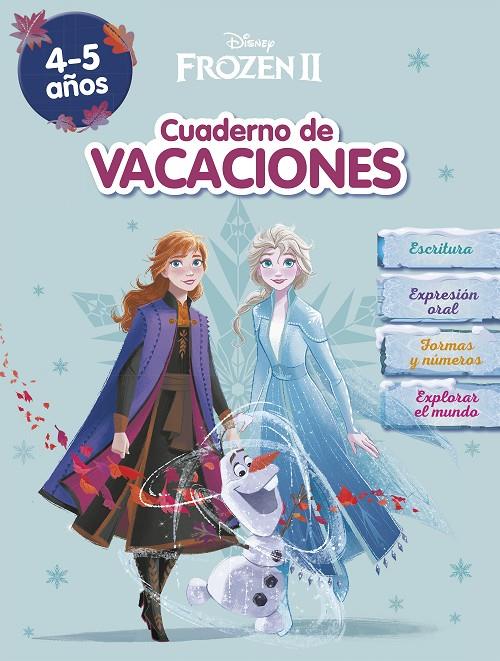 Frozen. Cuaderno de vacaciones (4-5 años) (Disney. Cuaderno de vacaciones) | 9788419487148 | Disney