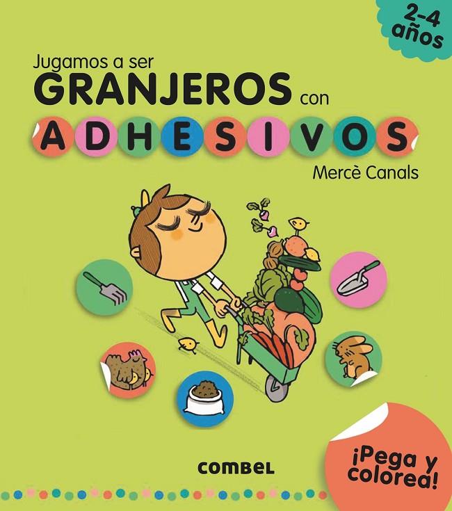 Jugamos a ser granjeros con adhesivos | 9788491011576 | Mercè Canals