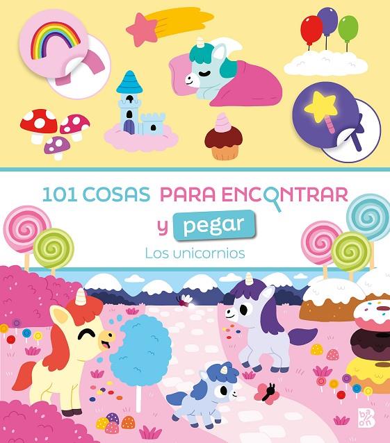 101 cosas para encontrar y pegar - Los unicornios | 9789403240442 | BALLON