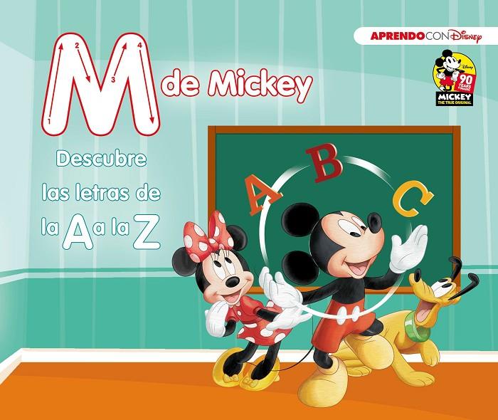 M de Mickey (Descubre las letras de la A a la Z con Disney) | 9788416931910 | Disney,