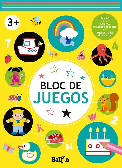 Bloc de juegos 3+ Amarillo  | 9789403226118 | BALLON