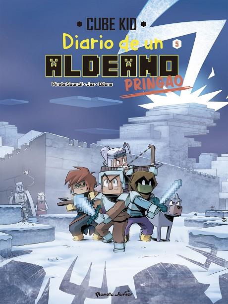 Minecraft. Diario de un aldeano pringao. Cómic 5 | 9788408271826 | Cube Kid