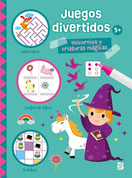 Juegos divertidos - Unicornios y criaturas mágicas | 9789403234762 | Ballon