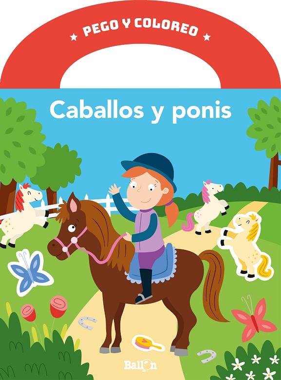 Pego y coloreo - Caballos y ponis | 9789403212739 | BALLON