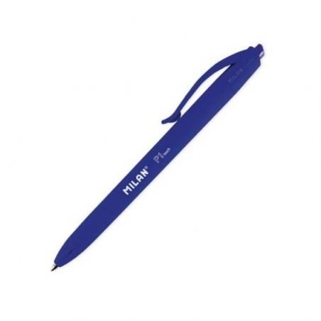 Bolígraf retràctil P1 touch blau | 8411574036654