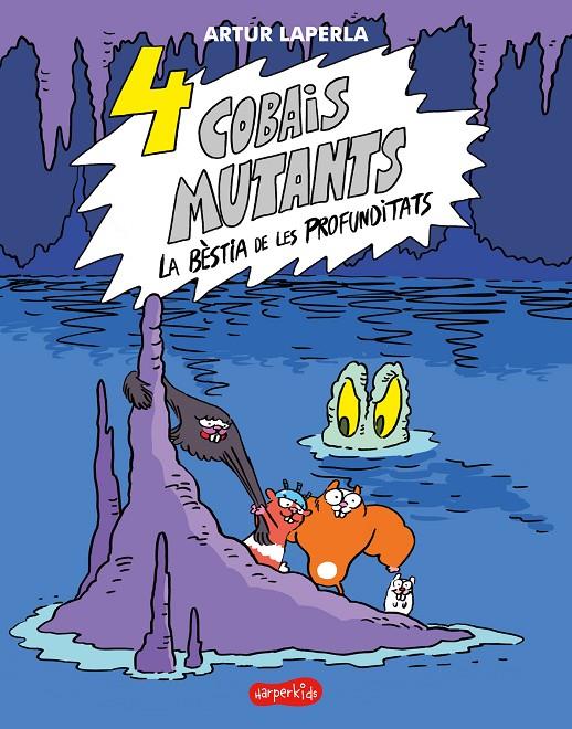 4 cobais mutants. La bèstia de les profunditats | 9788418279782 | Laperla, Artur