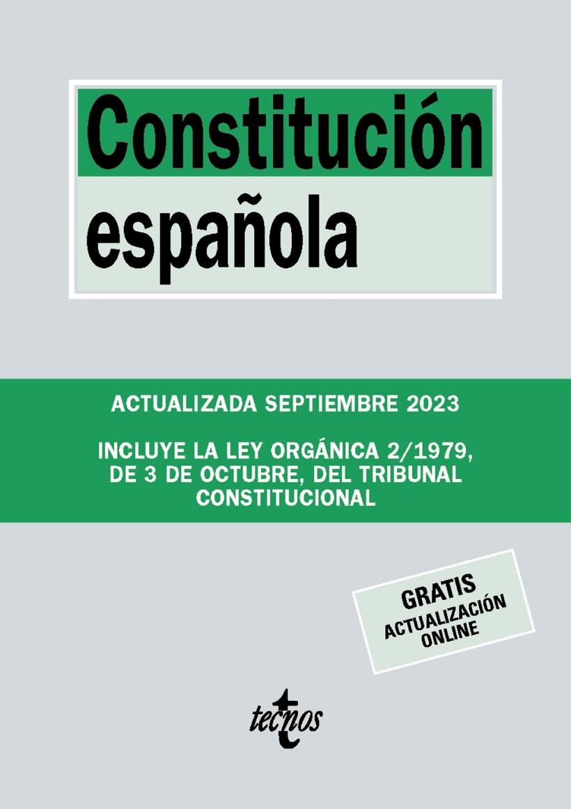 Constitución Española | 9788430988365 | Editorial Tecnos