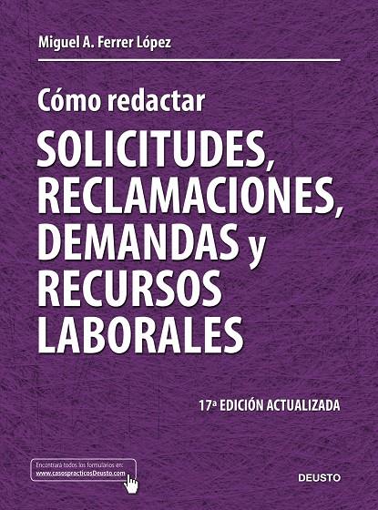 Cómo redactar solicitudes, reclamaciones, demandas | 9788423427710 | Miguel A. Ferrer López