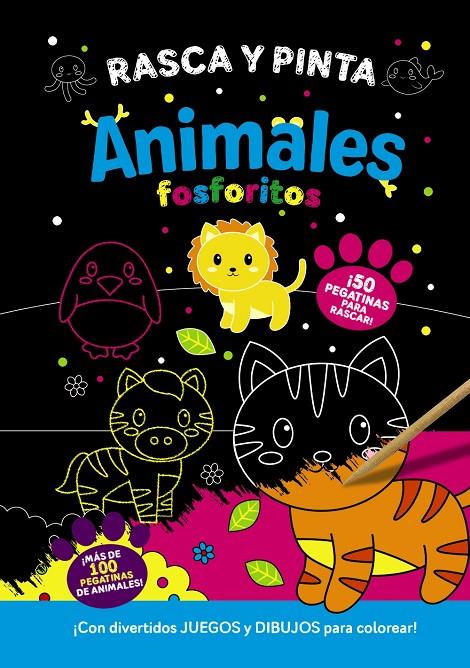 Rasca y pinta animales fosforitos | 9788469641408 | Varios Autores