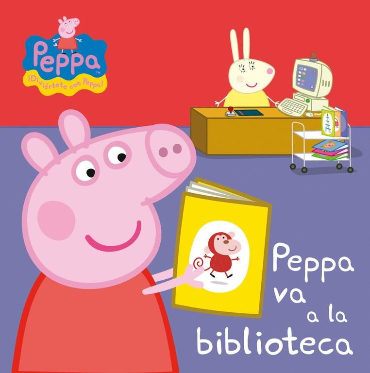 Peppa va a la biblioteca (cast) | 9788448837051 | Hasbro,/Eone,