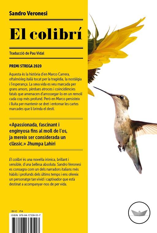 El colibrí | 9788417339517 | Veronesi, Sandro