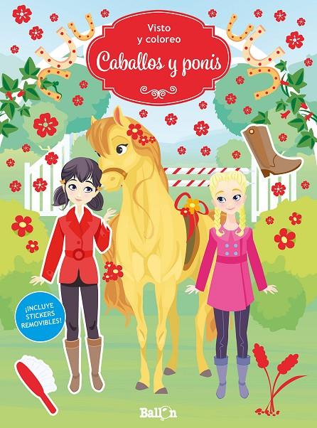 Visto y coloreo. Caballos y ponis | 9789403201245 | Ballon/Ballon