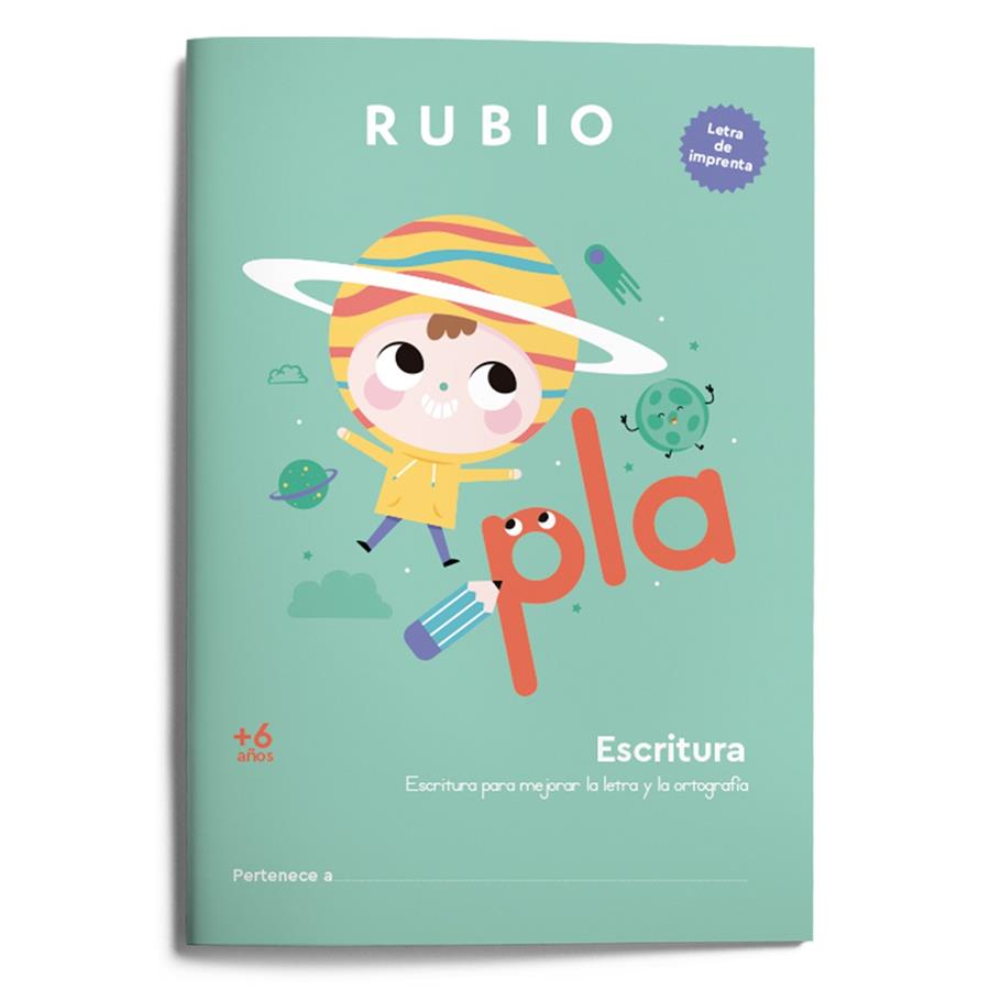 Escritura con letra de imprenta (+6 años) | 9788418964848 | Enrique Rubio Polo SLU